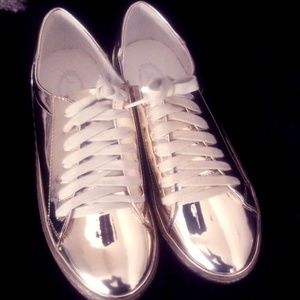 Summer Rio Gold Metallic Sneakers